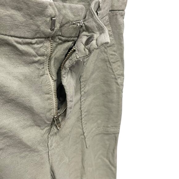 Frank & Eileen Jameson Utility Jogger Pant Light Green Cotton Blend Womens 6 - Picture 6 of 9